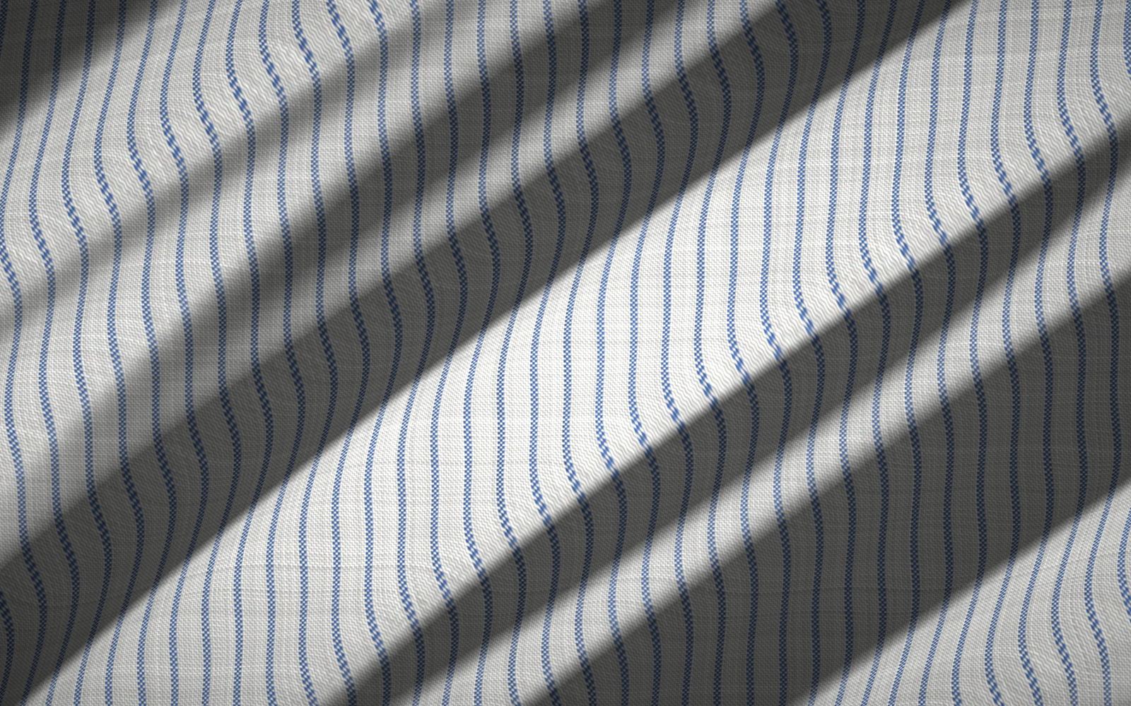 Striped cotton fabric for shirts, from the CHARME line